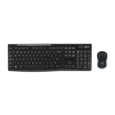 Teclado+Mouse Logitech Wir Mk270 Blk 920-004432