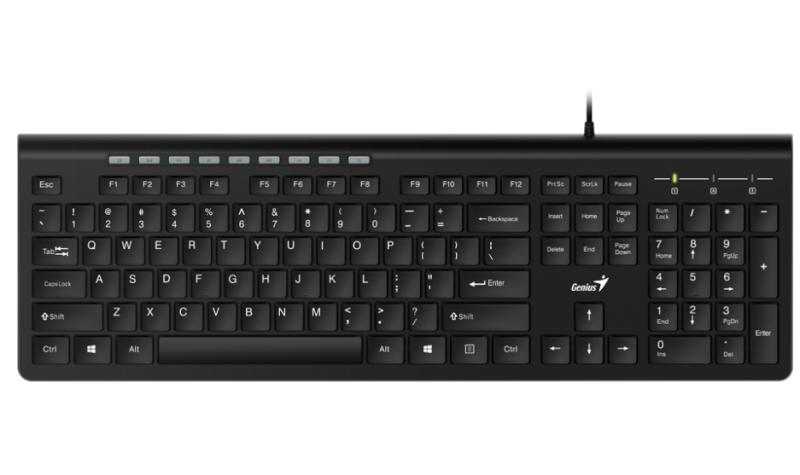 Teclado Genius Slimstar 230 Ii Blk Usb Black (0035)