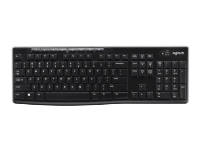 Teclado Logitech Wireless K270 Graphite  920-004426 (8789)