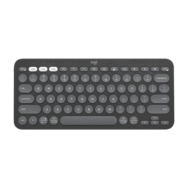 Teclado Logitech Bluetooth K380S Pebble Graphite 920-011783