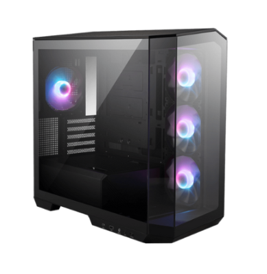 Gabinete Msi Mag Pano M100R Pz Micro Atx Tg X2 Argb Fan X4 Black (6471)