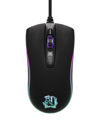 Mouse Raptor Storm Grip 4 Botones 3600Dpi 7 Colores (2160)