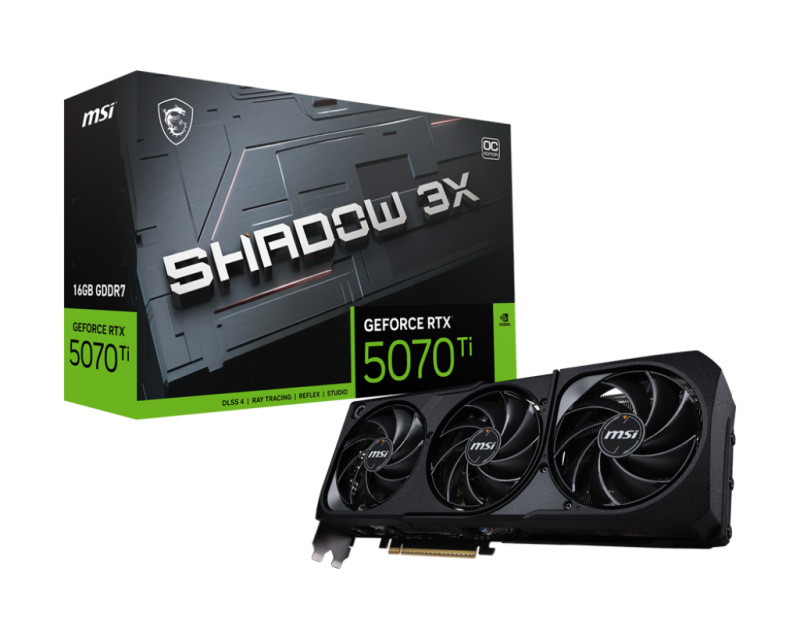 Vga Msi Geforce Rtx 5070 Ti Shadow 3X Oc 16G (7184)