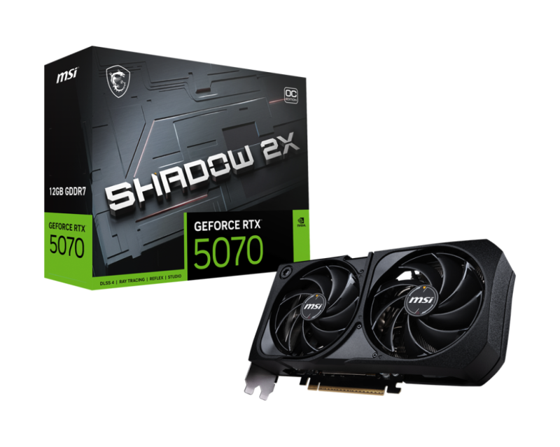 Vga Msi Geforce Rtx 5070 Shadow 2X Oc 12G (8175)