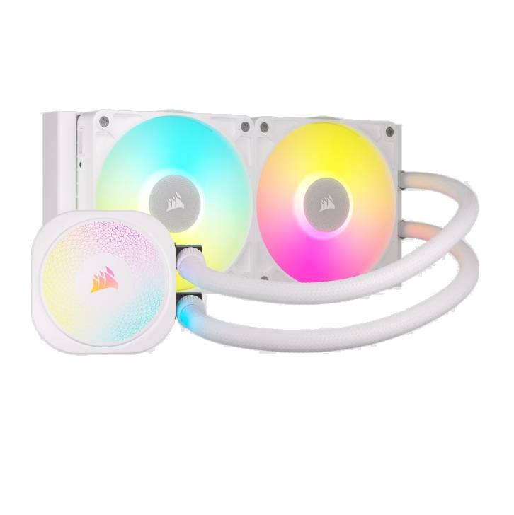Water Cooling Corsair Icue Link Titan 240 Rx Rgb 2X Cpu Cooler 240Mm White (5456)