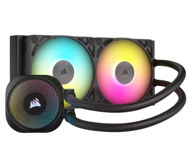 Water Cooling Corsair Icue Link Titan 240 Rx Rgb 2X Cpu Cooler 240Mm Black