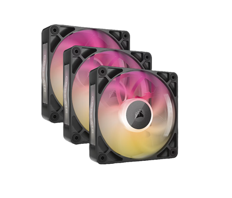 Fan Cooler Corsair Icue Link Rx120 Rgb 120Mm Black Pack X3