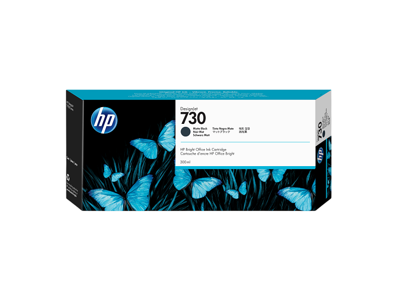 P2V71A Hp 730 300-Ml Matte Black Ink