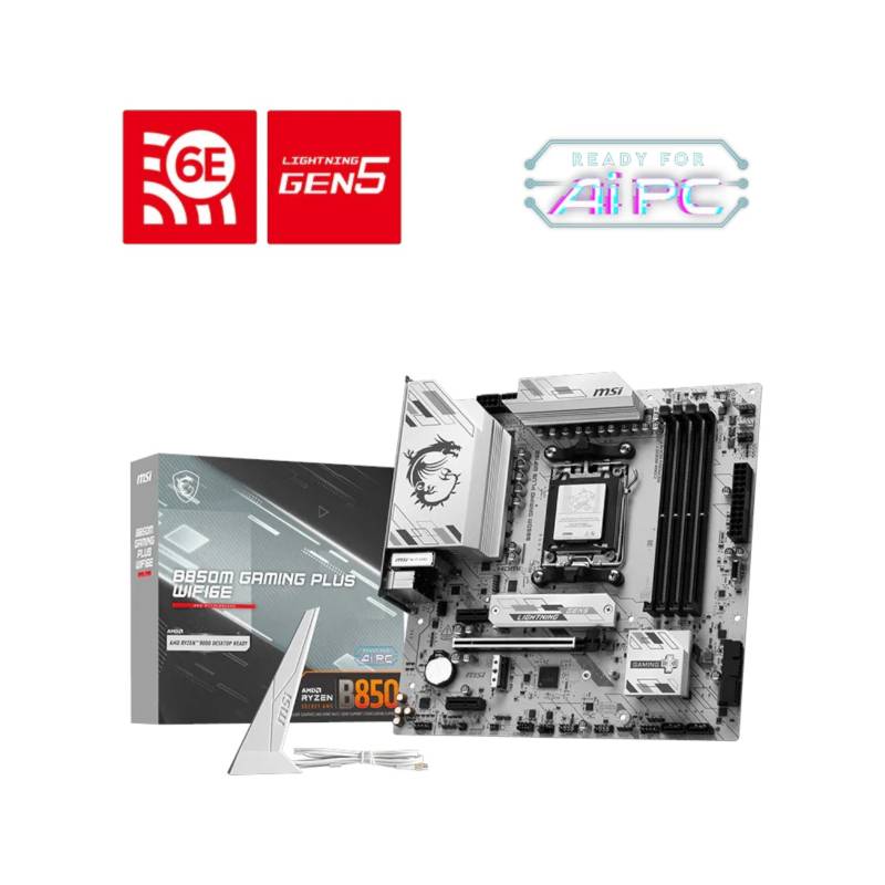 Mother Msi B850M Gaming Plus Wifi6E Ddr5 Am5 (Serie 7000/8000/9000)