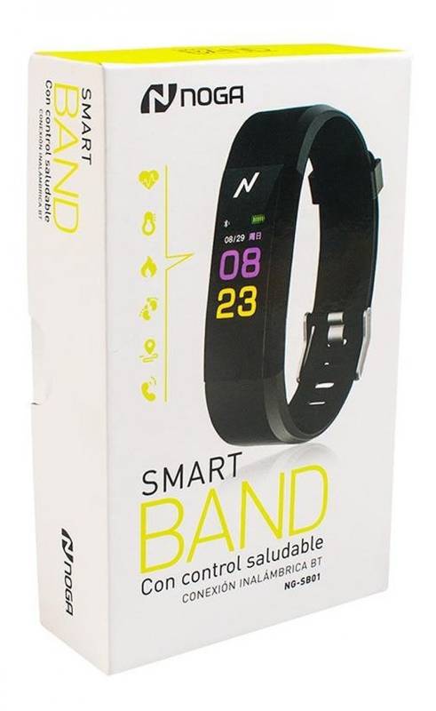 Pulsera Noganet Bt Fitness Negra Ng-Sb01