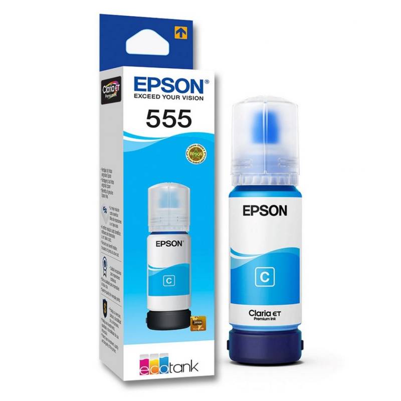 Epson Tinta Original Impresora L8180 L8160 Cyan Ink Bottle