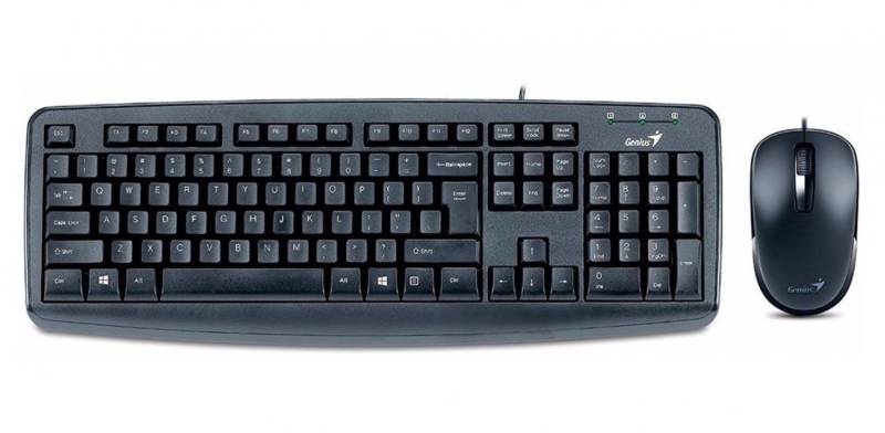 Outlet Teclado Genius + Mouse Km-130 Usb