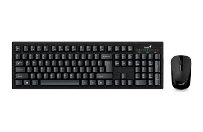 Teclado+Mouse Genius Luxemate Q8000 Blk (9275)
