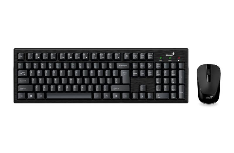 Teclado+Mouse Genius Luxemate Q8000 Blk (9275)