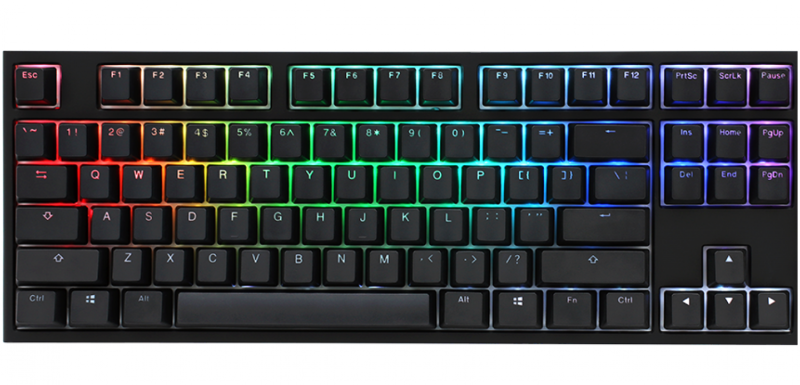 Teclado Gamer Ducky One 2 Rgb Tkl Cherry Mx Red Double Shot Pbt