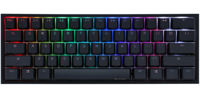 Teclado Gamer Ducky One 2 Mini Rgb Kailh Box Brown Swicht Double-Shot Pbt Mecanico