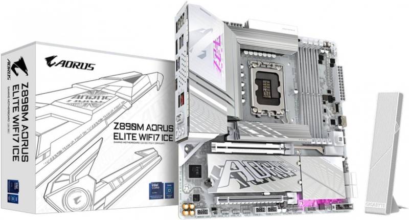 Mother Gigabyte (Lga1851) Z890M A Elite Wf7 Ice 1.1